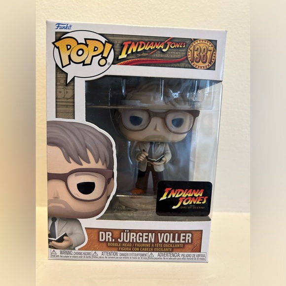 Funko Pop! Vinyl: Indiana Jones - Dr. Jurgen Voller #1387 - Picture 1 of 2